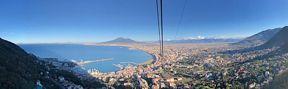 naples from faito cable car